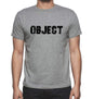 Object Grey Mens Short Sleeve Round Neck T-Shirt 00018 - Grey / S - Casual