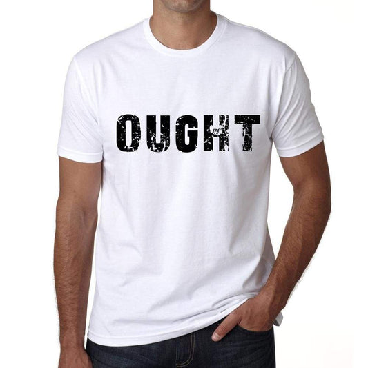Ought Mens T Shirt White Birthday Gift 00552 - White / Xs - Casual