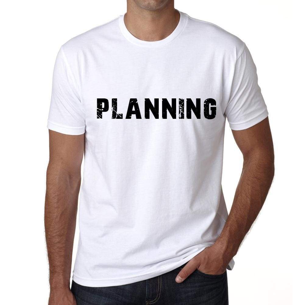 Planning Mens T Shirt White Birthday Gift 00552 - White / Xs - Casual