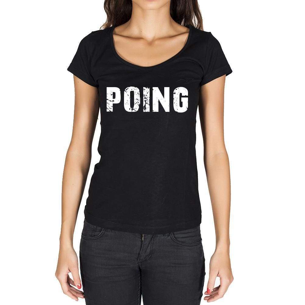 Poing German Cities Black Womens Short Sleeve Round Neck T-Shirt 00002 - Casual