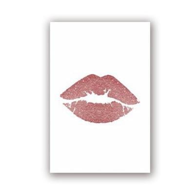 Fashion Wall Art Canvas Painting Lash Pink Glitter Prints Perfume Bottle Vogue Pictures Wold Map Poster Girls Room Home Decor