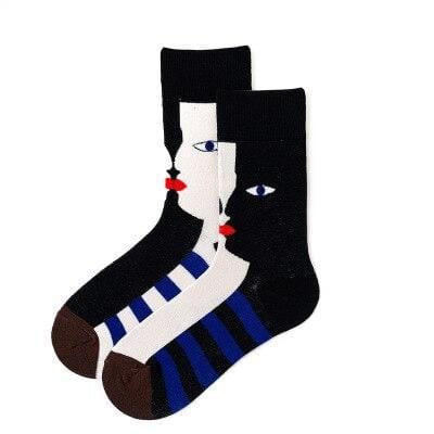 Winter Warm Women Socks Cute Casua Fashion Soft Novelty Cotton Colorful Cartoon Happy Kawaii Funny Socks For Christmas Gifts