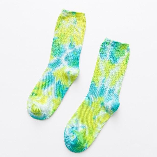 2020 Cotton Skate Socks Men Women Sock Knee-high Funny Cycling Running Hiking Tie Dye Sox Harajuku Hip Hop Happy Socks