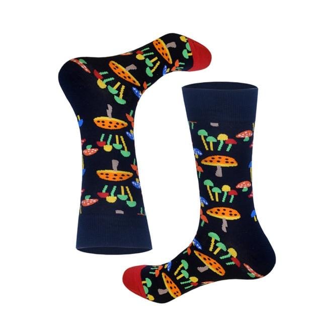 Lionzone 2019 Newly Men Socks Cotton Casual Personality Design Hip Hop Streetwear Happy Socks Gifts for Men Brand Quality