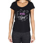 Rain Is Good Womens T-Shirt Black Birthday Gift 00485 - Black / Xs - Casual