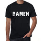 Ramen Mens Retro T Shirt Black Birthday Gift 00553 - Black / Xs - Casual