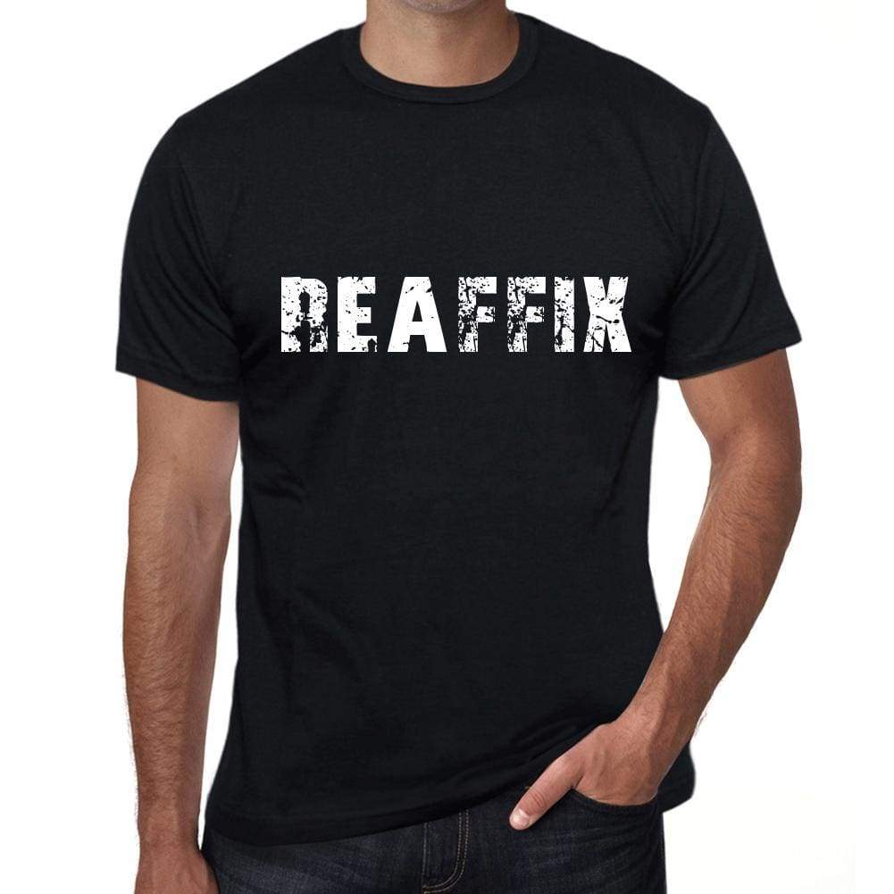 Reaffix Mens T Shirt Black Birthday Gift 00555 - Black / Xs - Casual