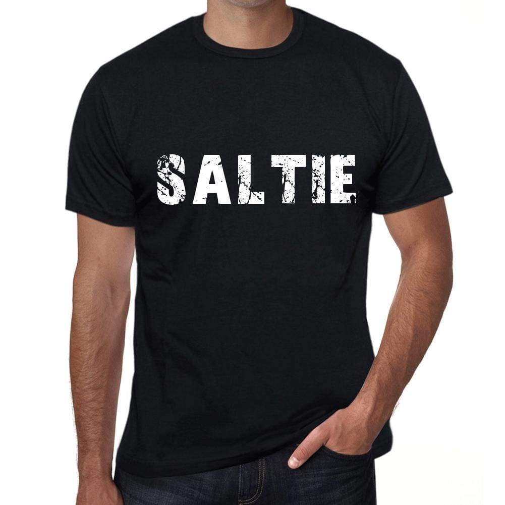 Saltie Mens Vintage T Shirt Black Birthday Gift 00554 - Black / Xs - Casual