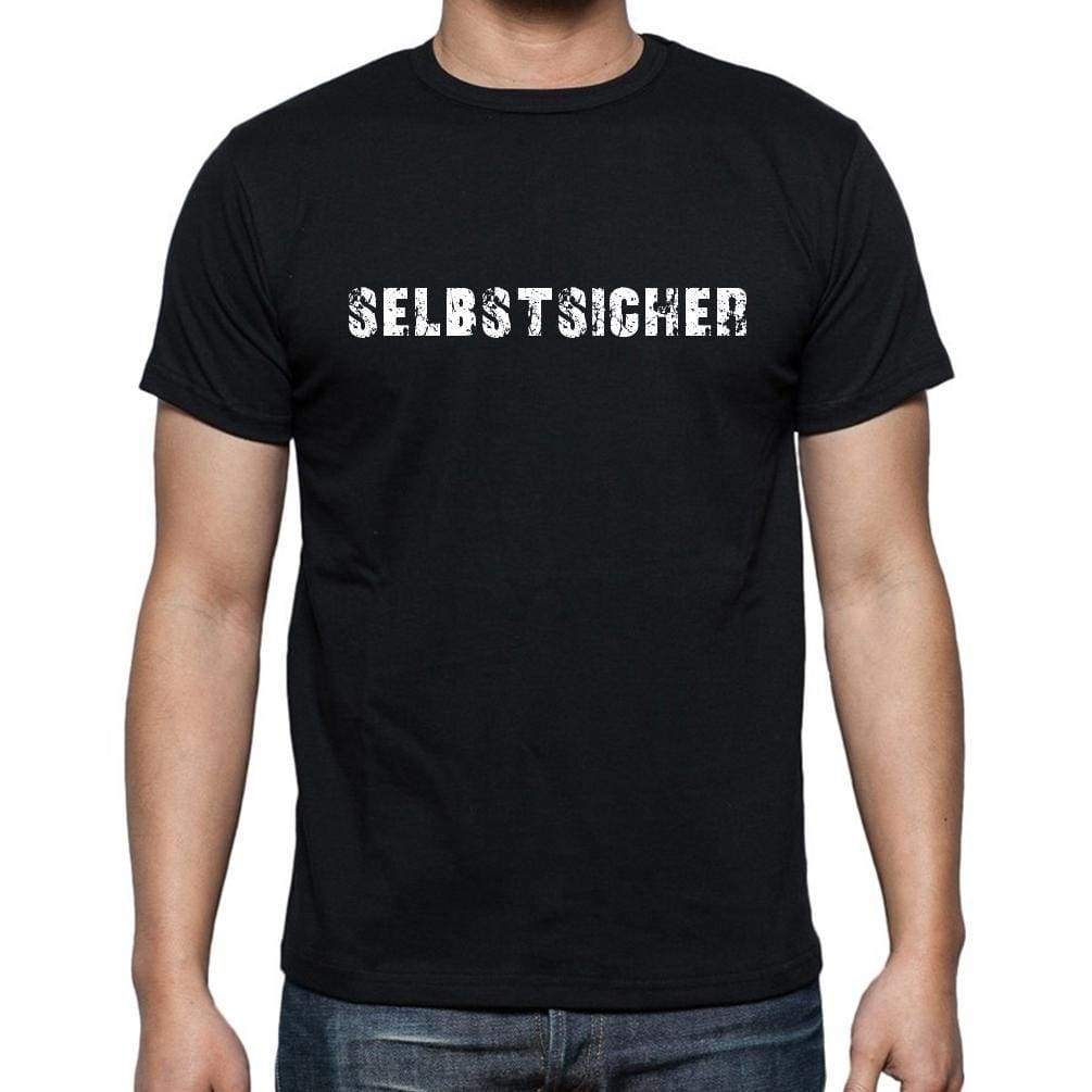 Selbstsicher Mens Short Sleeve Round Neck T-Shirt - Casual