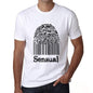 Sensual Fingerprint White Mens Short Sleeve Round Neck T-Shirt Gift T-Shirt 00306 - White / S - Casual