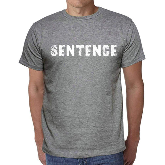Sentence Mens Short Sleeve Round Neck T-Shirt 00035 - Casual
