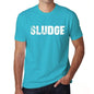 Sludge Mens Short Sleeve Round Neck T-Shirt 00020 - Blue / S - Casual
