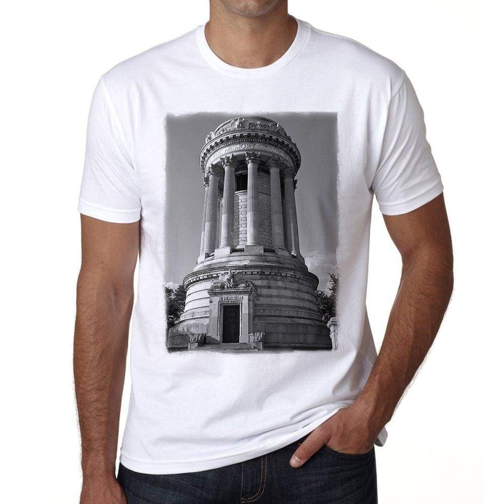 Soldiers And Sailors Monument Riverside Park New York City Mens Short Sleeve Round Neck T-Shirt