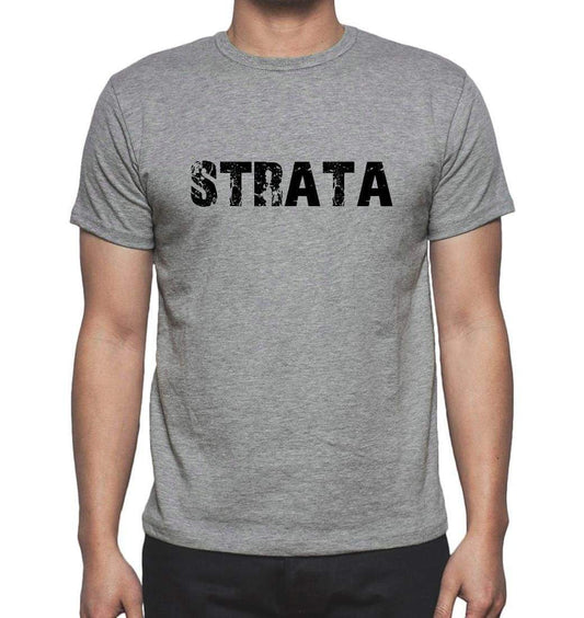 Strata Grey Mens Short Sleeve Round Neck T-Shirt 00018 - Grey / S - Casual