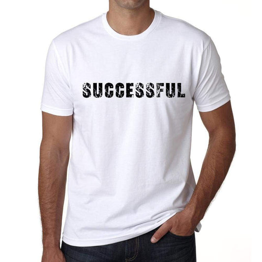 Successful Mens T Shirt White Birthday Gift 00552 - White / Xs - Casual