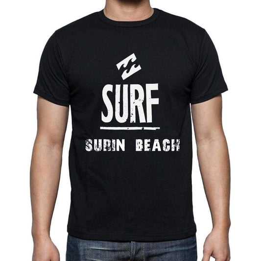 Surin Beach Surf Surfing T-Shirt Mens Short Sleeve Round Neck T-Shirt - Casual