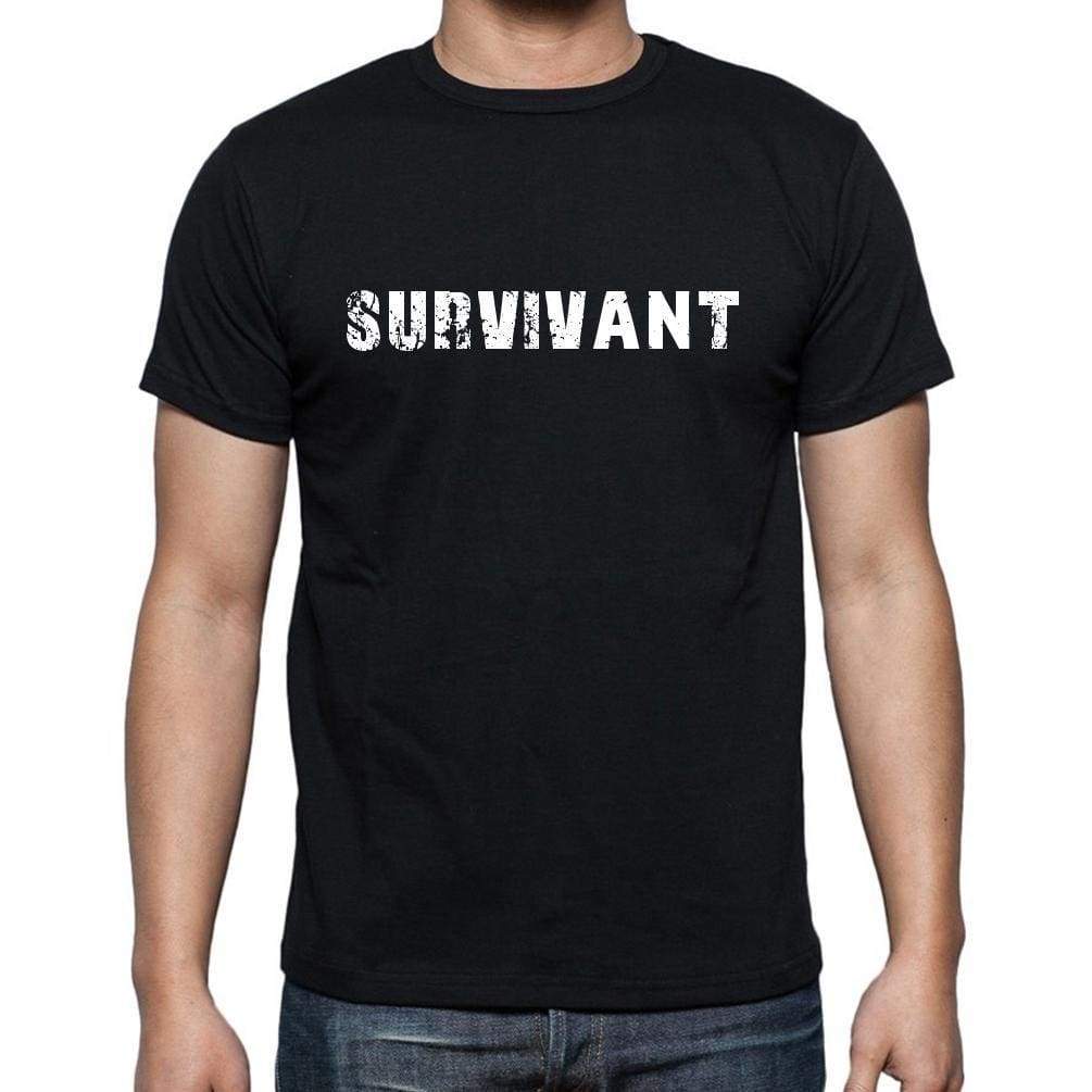 Survivant French Dictionary Mens Short Sleeve Round Neck T-Shirt 00009 - Casual