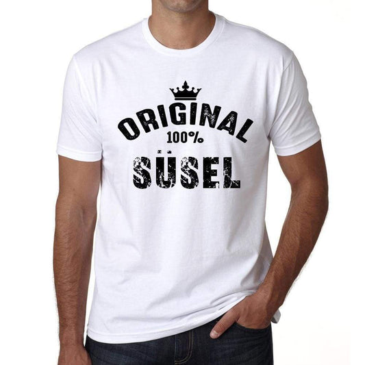 Süsel Mens Short Sleeve Round Neck T-Shirt - Casual