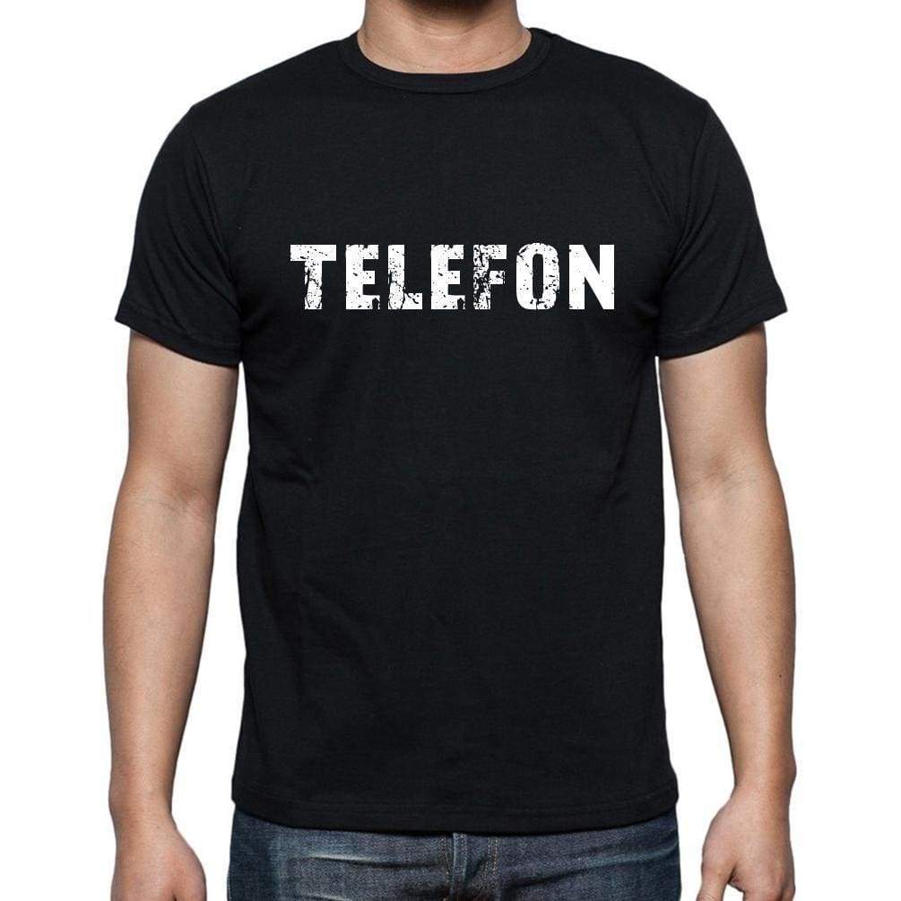 Telefon Mens Short Sleeve Round Neck T-Shirt - Casual