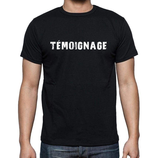 Témoignage French Dictionary Mens Short Sleeve Round Neck T-Shirt 00009 - Casual