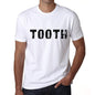 Tooth Mens T Shirt White Birthday Gift 00552 - White / Xs - Casual