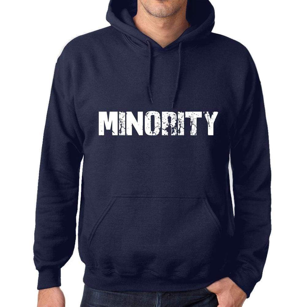 Unisex Printed Graphic Cotton Hoodie Popular Words Minority French Navy - French Navy / Xs / Cotton - Hoodies