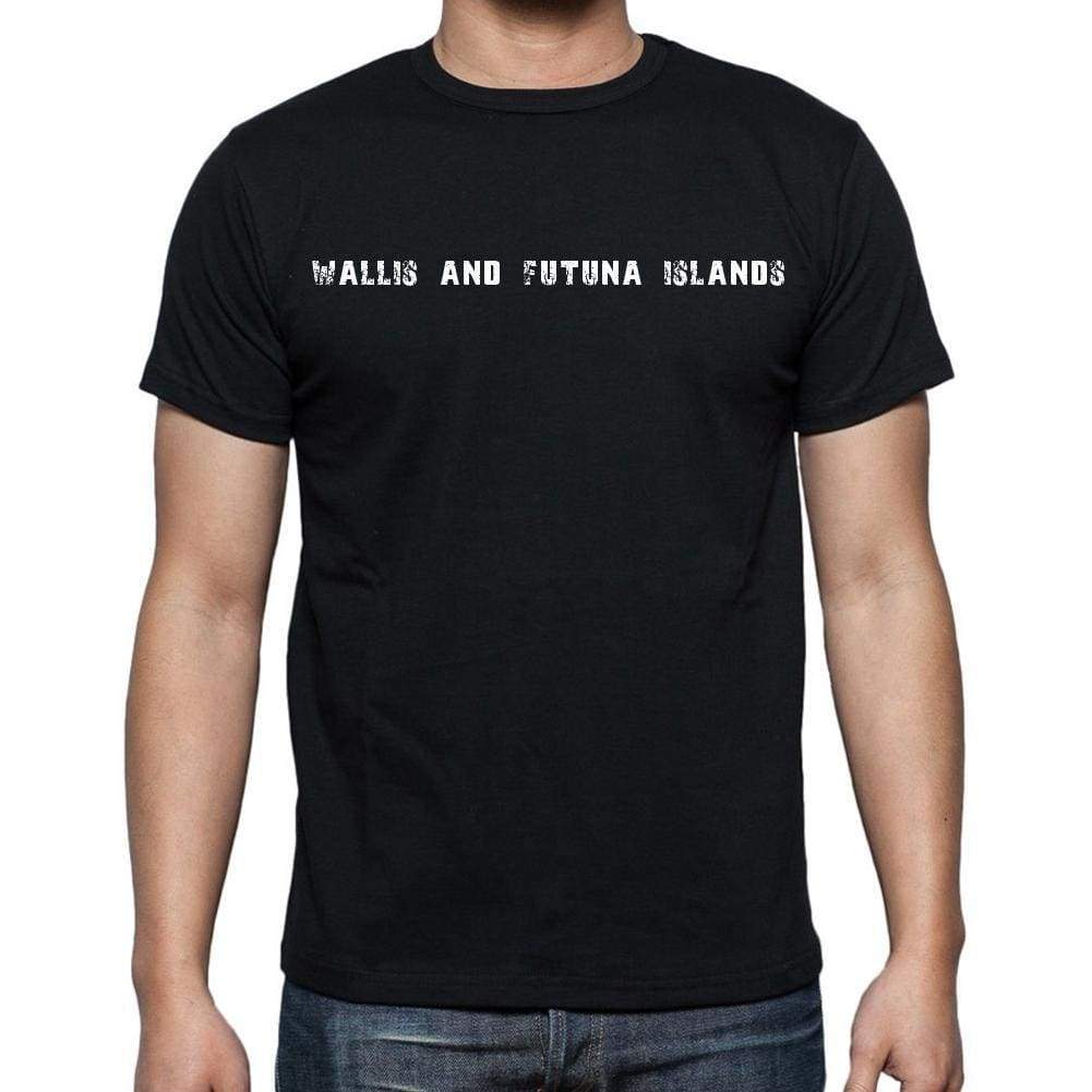 Wallis And Futuna Islands T-Shirt For Men Short Sleeve Round Neck Black T Shirt For Men - T-Shirt