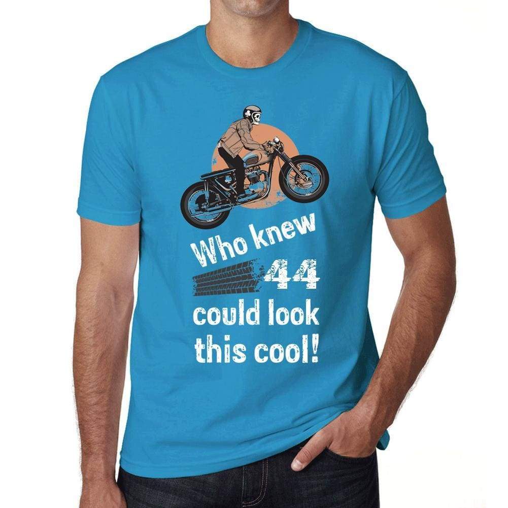 Who Knew 44 Could Look This Cool Mens T-Shirt Blue Birthday Gift 00472 - Blue / Xs - Casual