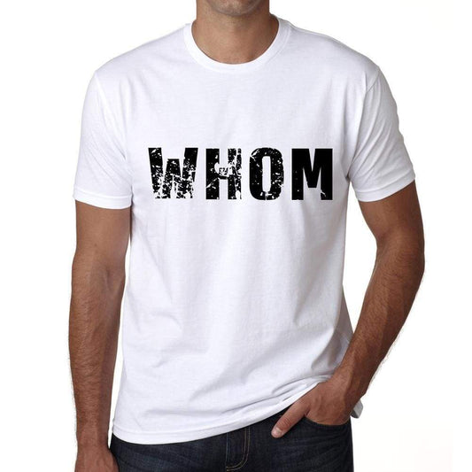 Whom Mens T Shirt White Birthday Gift 00552 - White / Xs - Casual