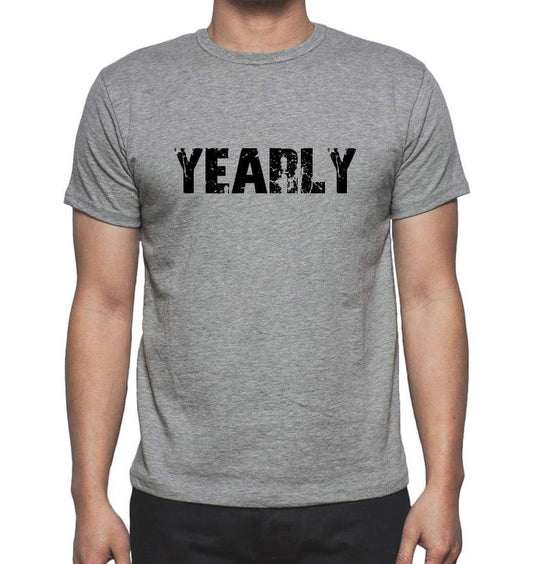 Yarly Grey Mens Short Sleeve Round Neck T-Shirt 00018 - Grey / S - Casual