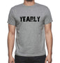 Yarly Grey Mens Short Sleeve Round Neck T-Shirt 00018 - Grey / S - Casual